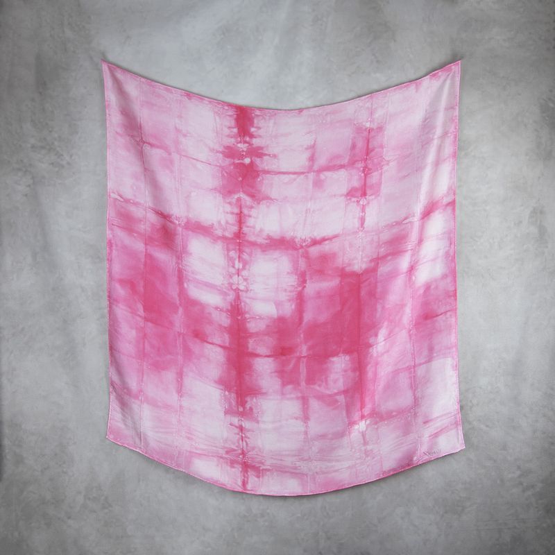 Hodvábna šatka LIMITED_269 – Ručne vyrábaná na Slovensku, 90 × 90 cm