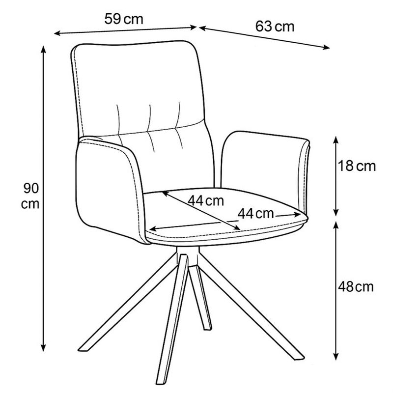 Elegantná jedálenská stolička strieborná látka, 360 ° vratný mechanizmus