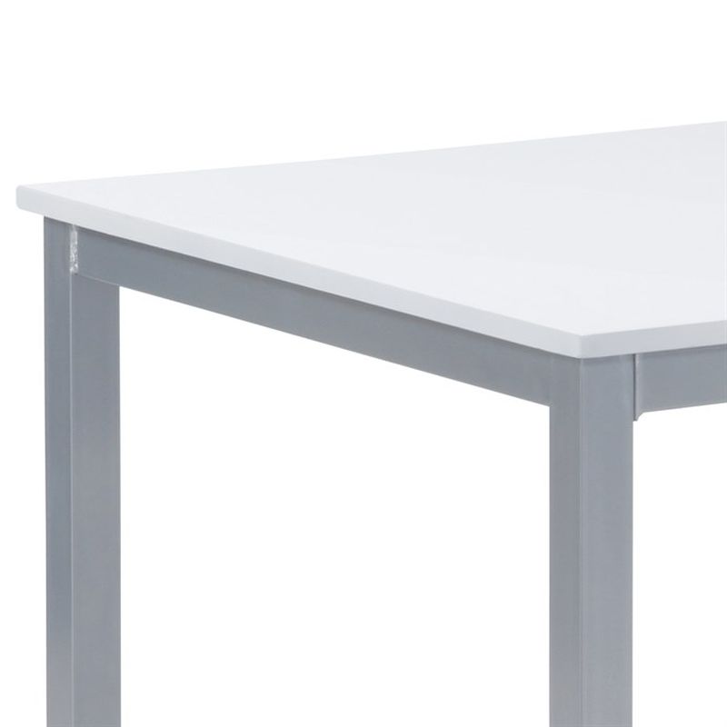 Jedálenský stôl 110×70×75 cm, MDF biela