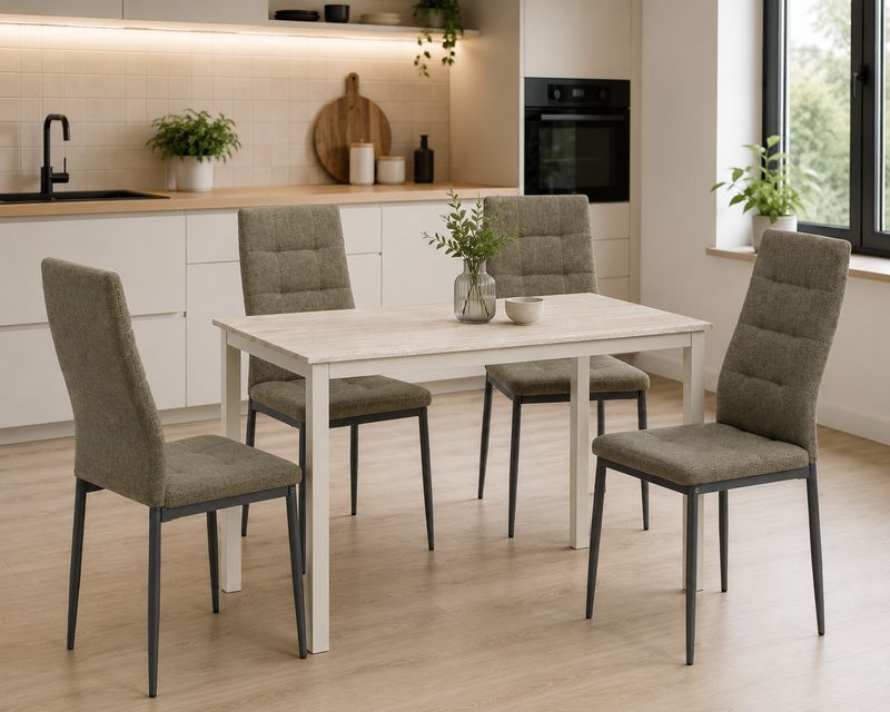 Moderný jedálenský set AUTRON v dekore cashmere