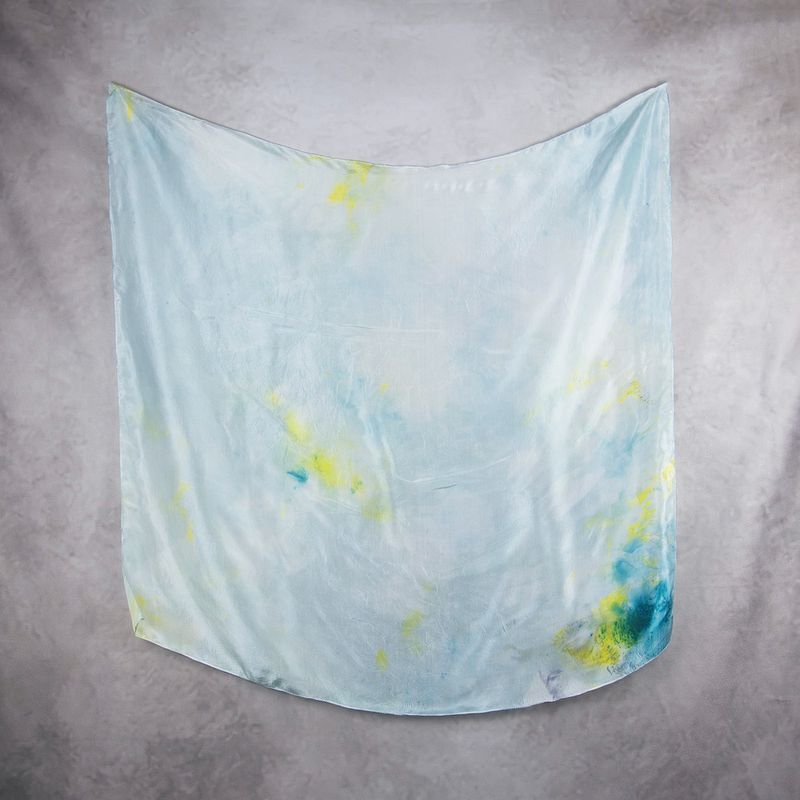 Hodvábna šatka VZOR_49, 80×90 cm, Made in Slovakia