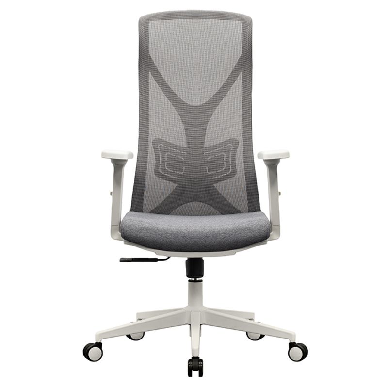 Ergonomické kancelárske kreslo sivé s nosnosťou 150 kg
