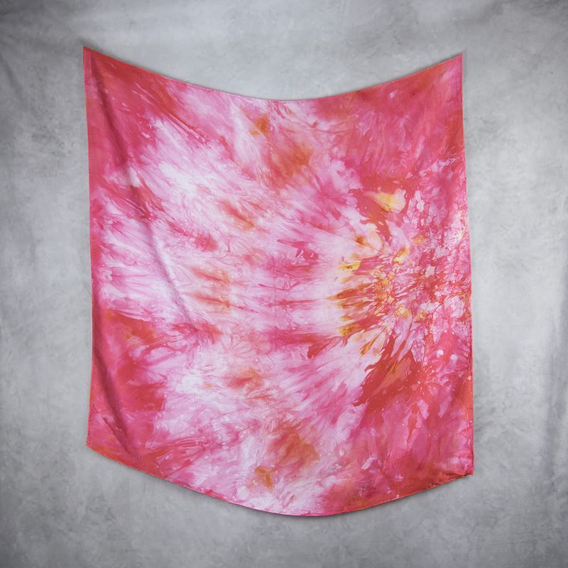 Luxusná hodvábna šatka LIMITED_332 – 100 % prírodný hodváb, 90 × 90 cm