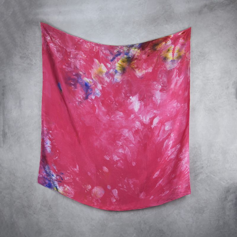 Luxusná hodvábna šatka LIMITED_344 – 100 % prírodný hodváb, 90 × 90 cm