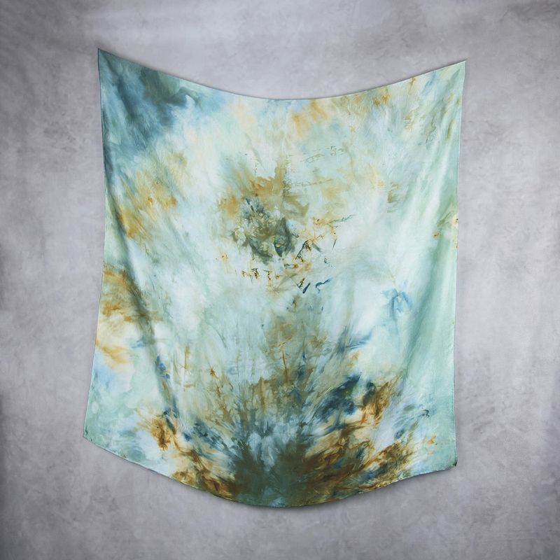 Luxusná hodvábna šatka LIMITED_347 – 100 % prírodný hodváb, 90 × 90 cm