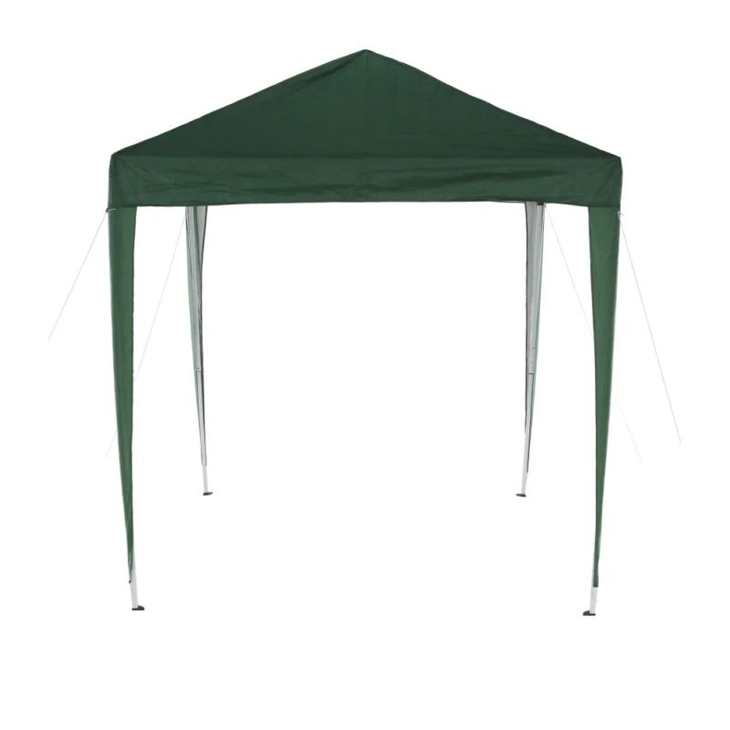 Nožnicový skladací záhradný pavilón-altánok, zelený, 2x2 m, TYP 1