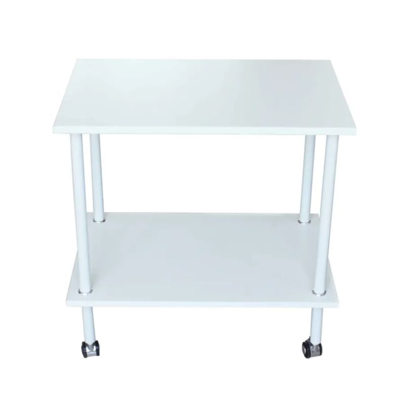 Príručný stolík z MDF v bielom matnom prevedení