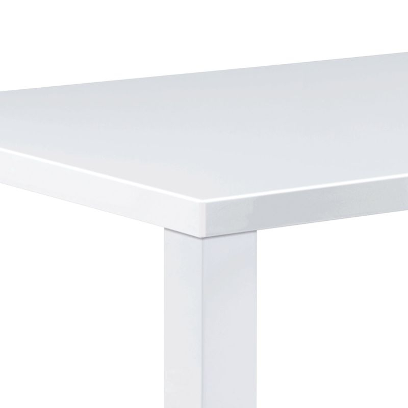 Moderný jedálenský stôl s rozmermi 120x80 v bielom lesku