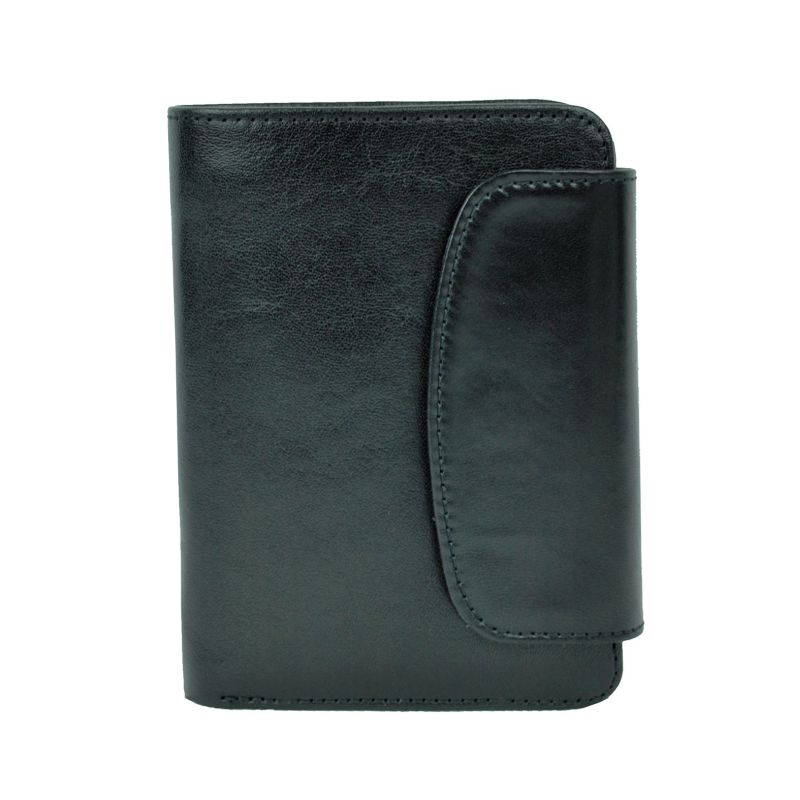 Unisex kožená peňaženka 8511 v čiernej farbe