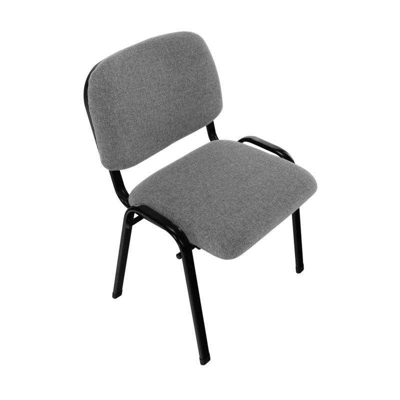 Klasická zasadacia stolička, sivá