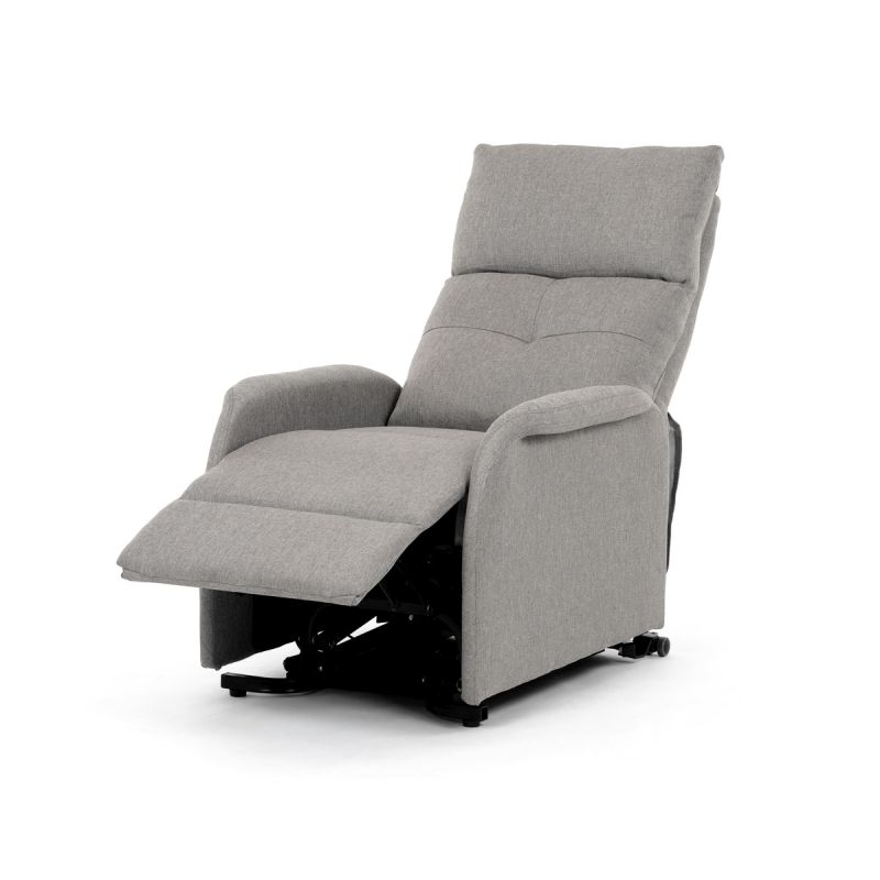 Elegantné elektrické polohovacie kreslo v krémovom prevedení