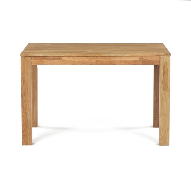 Jedálenský drevený stôl 120x80, masív dub biely, povrchová úprava olejom