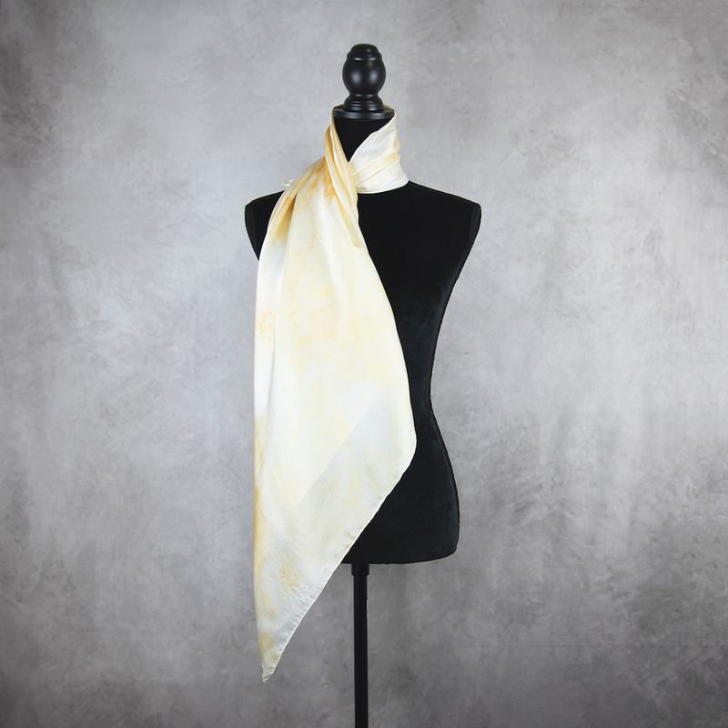 Limitovaná hodvábna šatka LIMITED_228 – 90 x 90 cm, ručne vyrobená na Slovensku