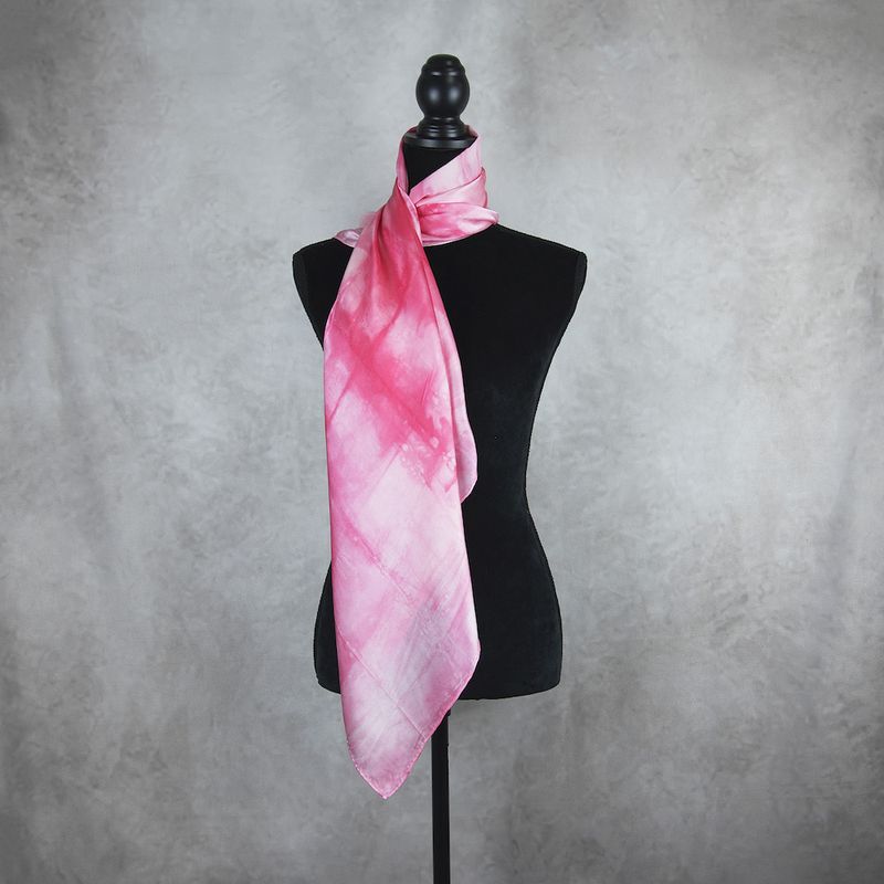 Hodvábna šatka LIMITED_269 – Ručne vyrábaná na Slovensku, 90 × 90 cm