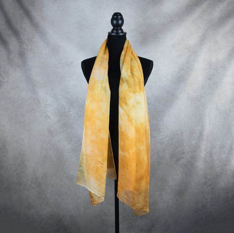 Luxusný hodvábny šál LIMITED_058 zo 100 % prírodného hodvábu, 180 x 110cm