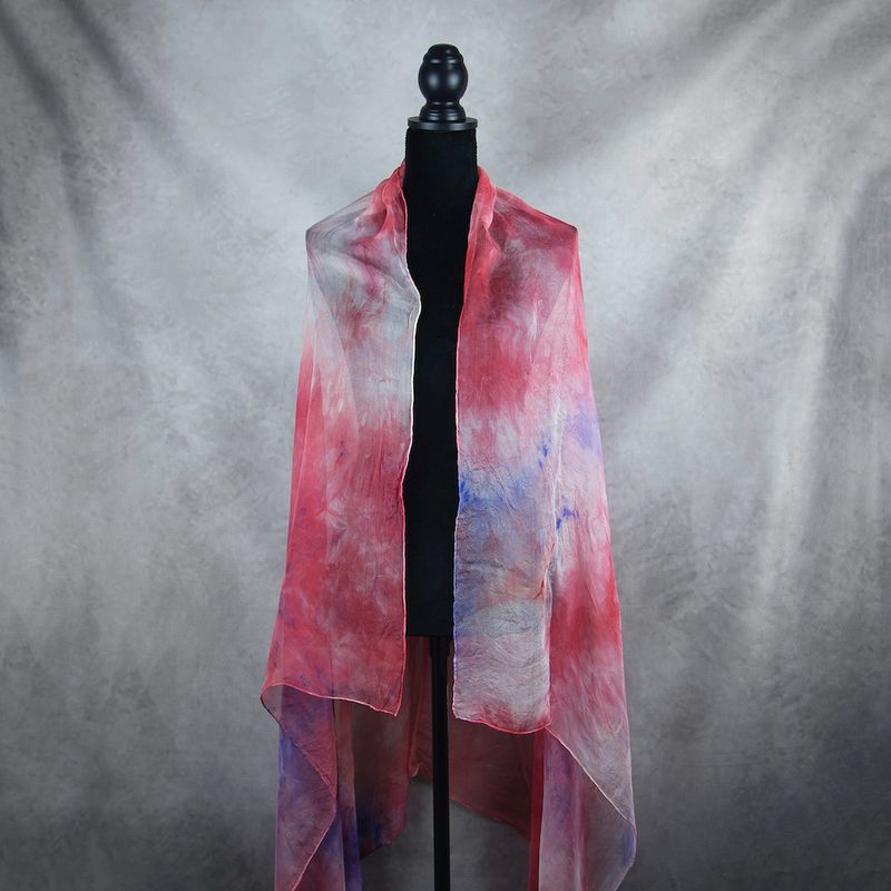 Luxusný hodvábny šál LIMITED_061 zo 100 % prírodného hodvábu, 180 x 110cm