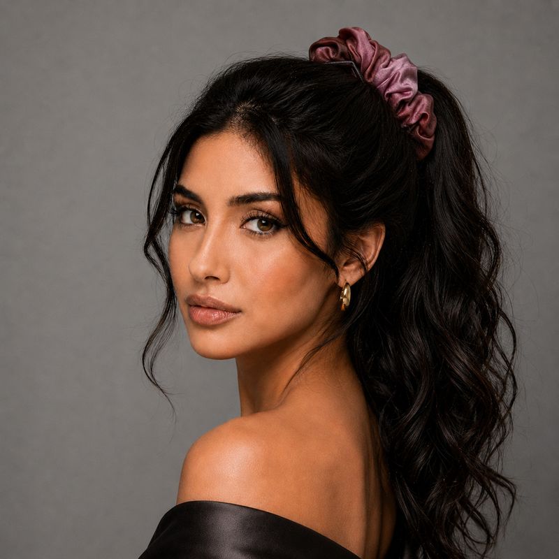 Luxusná hodvábna gumička do vlasov LIMITED_12 – Slovakia