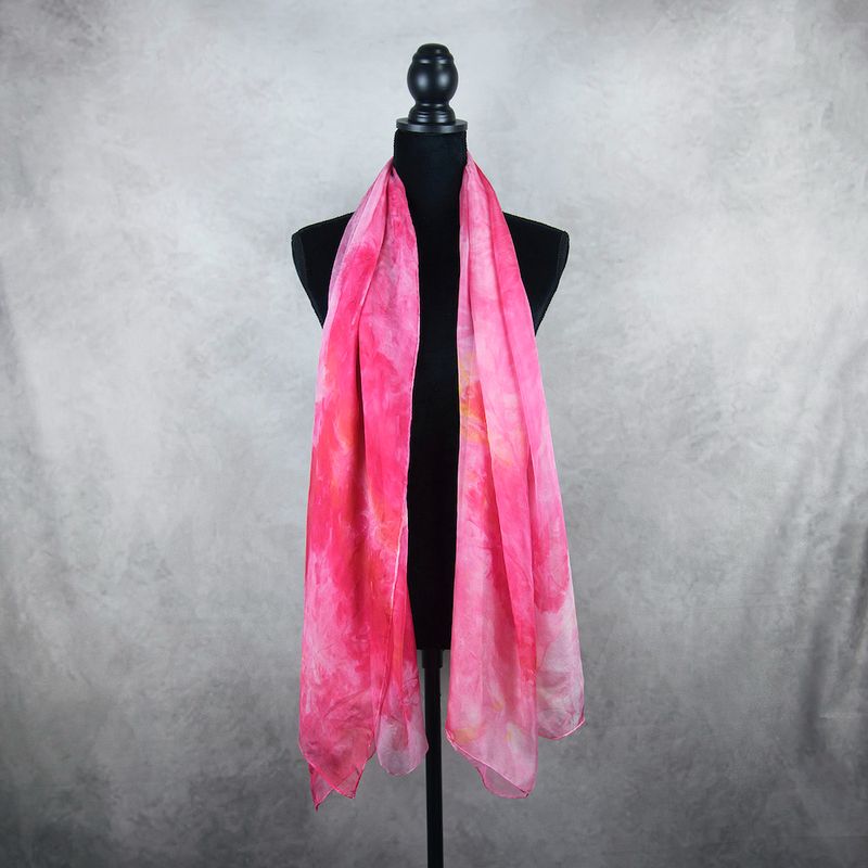 Luxusný hodvábny šál LIMITED_065 zo 100 % prírodného hodvábu, 180 x 110cm