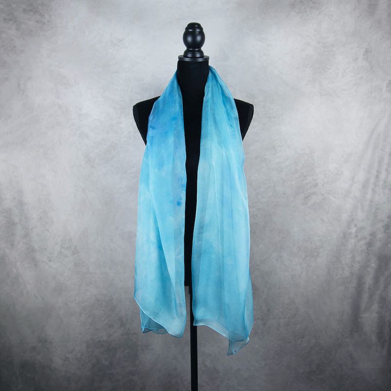Luxusný hodvábny šál LIMITED_070 zo 100 % prírodného hodvábu, 180 x 110cm