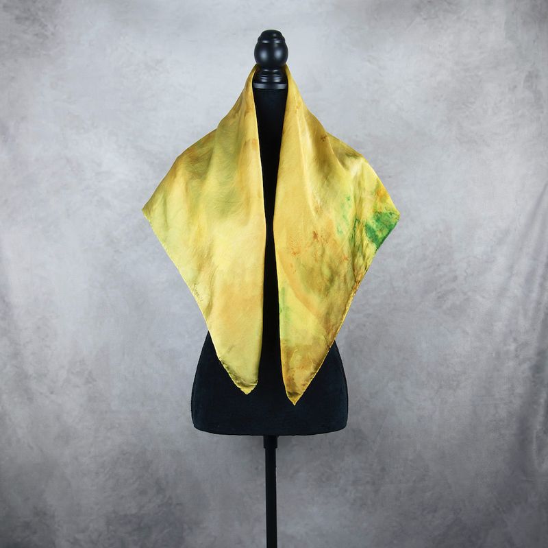 Luxusná hodvábna šatka LIMITED_320, 90×90cm, Made in Slovakia