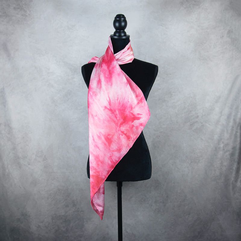 Luxusná hodvábna šatka LIMITED_322, 90×90cm, Made in Slovakia