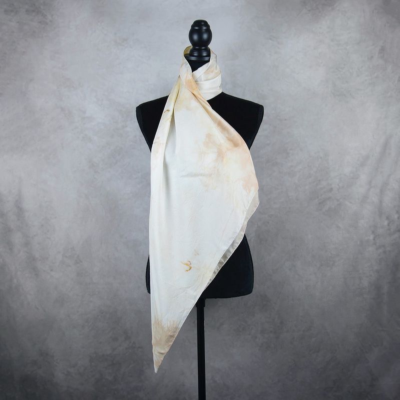 Hodvábna šatka VZOR_76, 85×90cm, Made in Slovakia