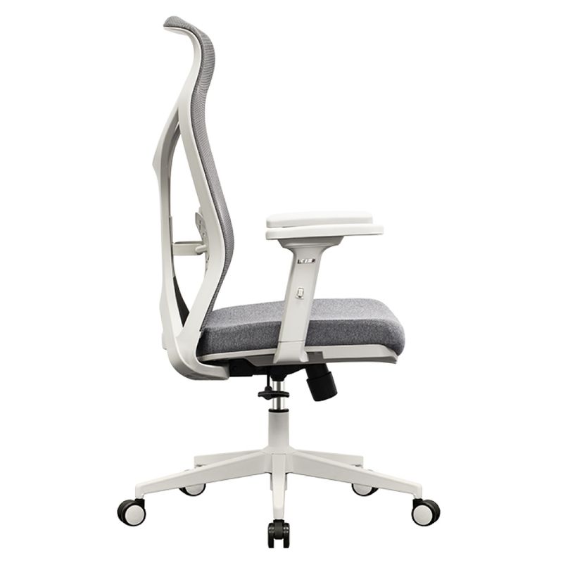 Ergonomické kancelárske kreslo sivé s nosnosťou 150 kg