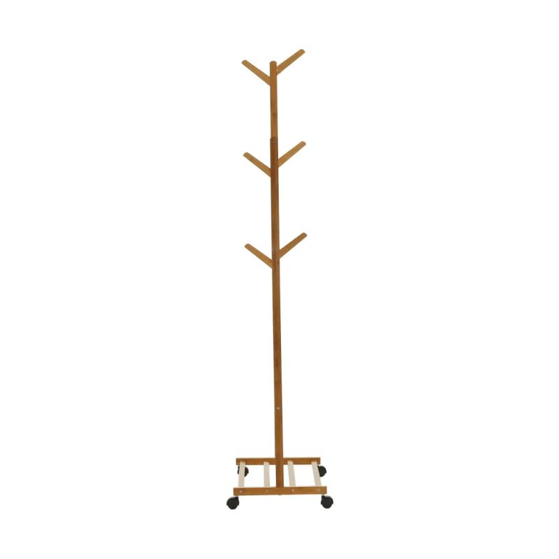 Pojazdný vešiak TYP 1, bambus, šírka 60cm