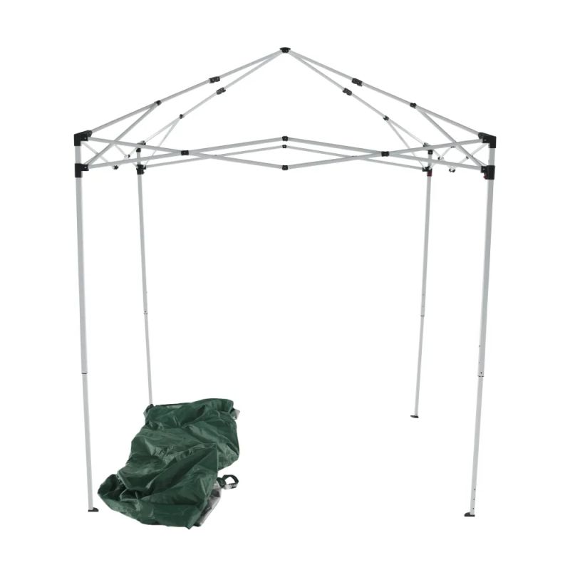 Nožnicový skladací záhradný pavilón-altánok, zelený, 2x2 m, TYP 1