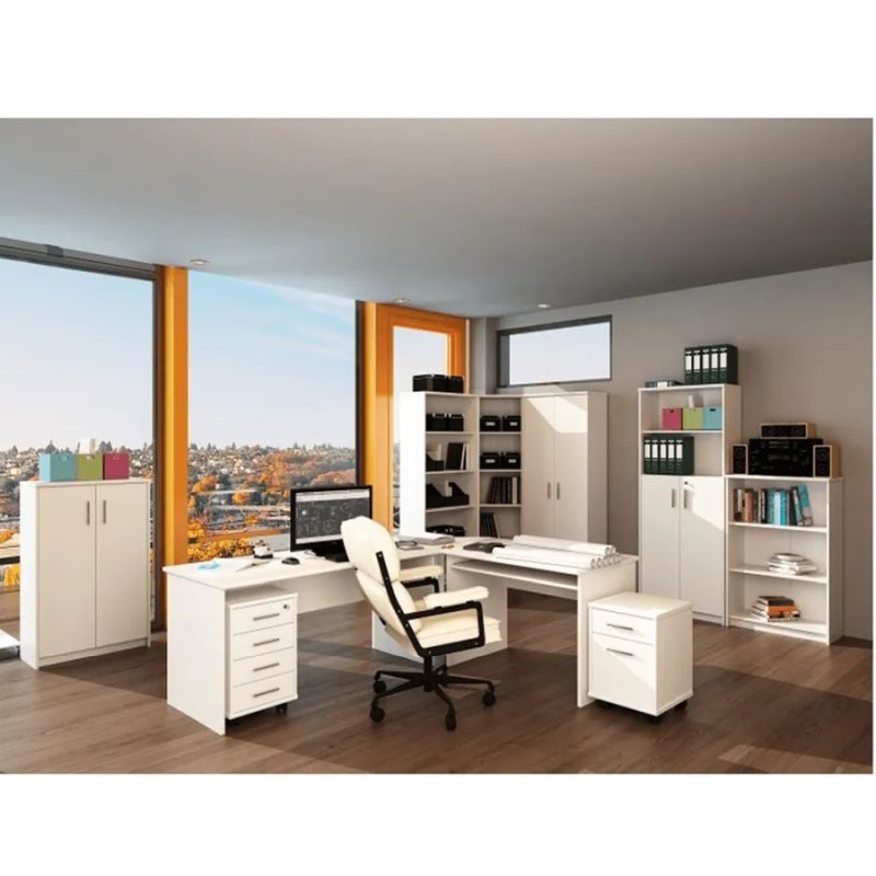 Písací stôl z kvalitnej DTD, 150cm, biely