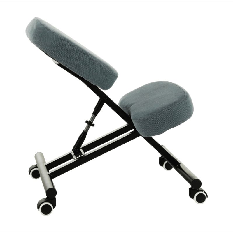 Ergonomický kľakosed, svetlosivá-čierna