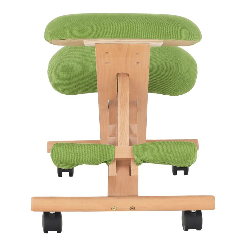 Moderná a ergonomická kľakačka, zelená-buk