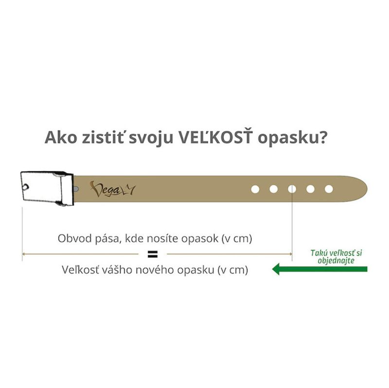 Kožený opasok MODERN SILVER, šírka 3.3cm - Čierna