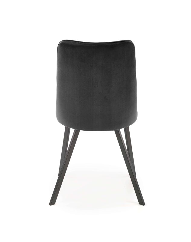 Jedálenská stolička 450, čierna-čierna velvet