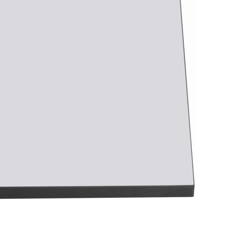 Jednoduchý a minimalistický jedálenský stôl, biela-čierna, 120 cm