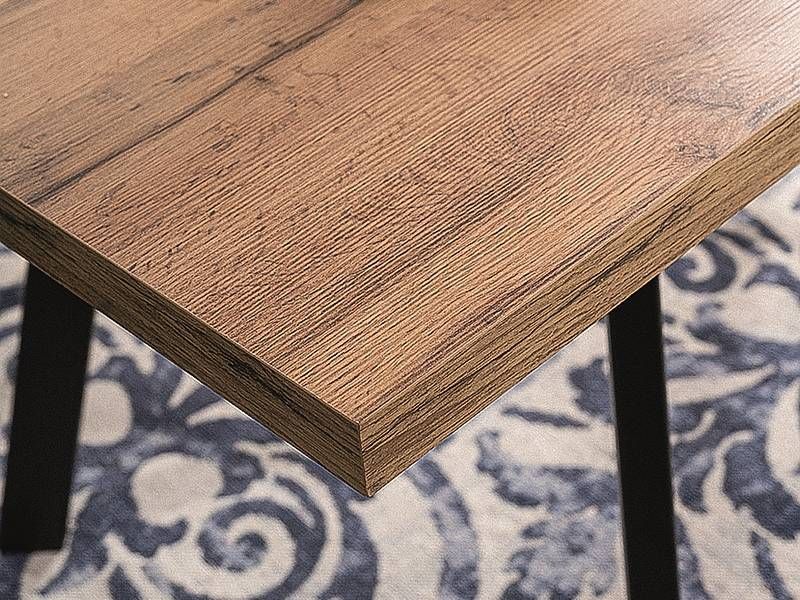 Jedálenský stôl rozkladací v modernom prevedení dub artisan-čierna