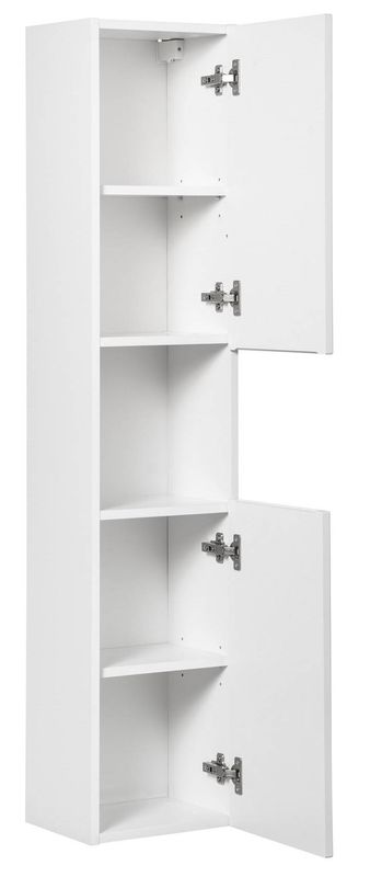 Skrinka do kúpeľne 80-03-2D, biela, 2x dvierka