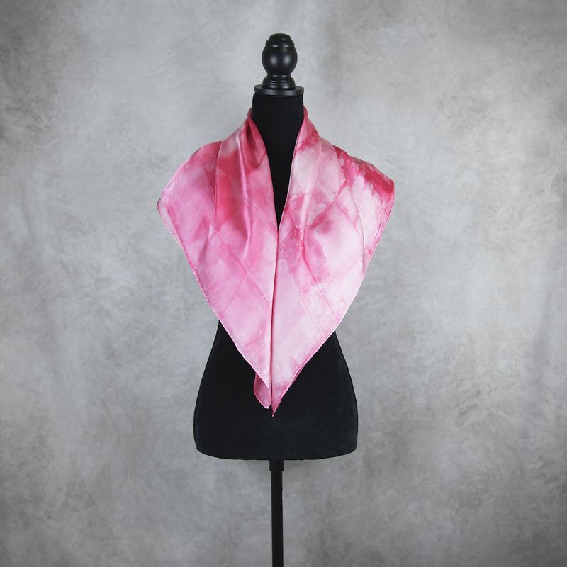 Hodvábna šatka LIMITED_269 – Ručne vyrábaná na Slovensku, 90 × 90 cm