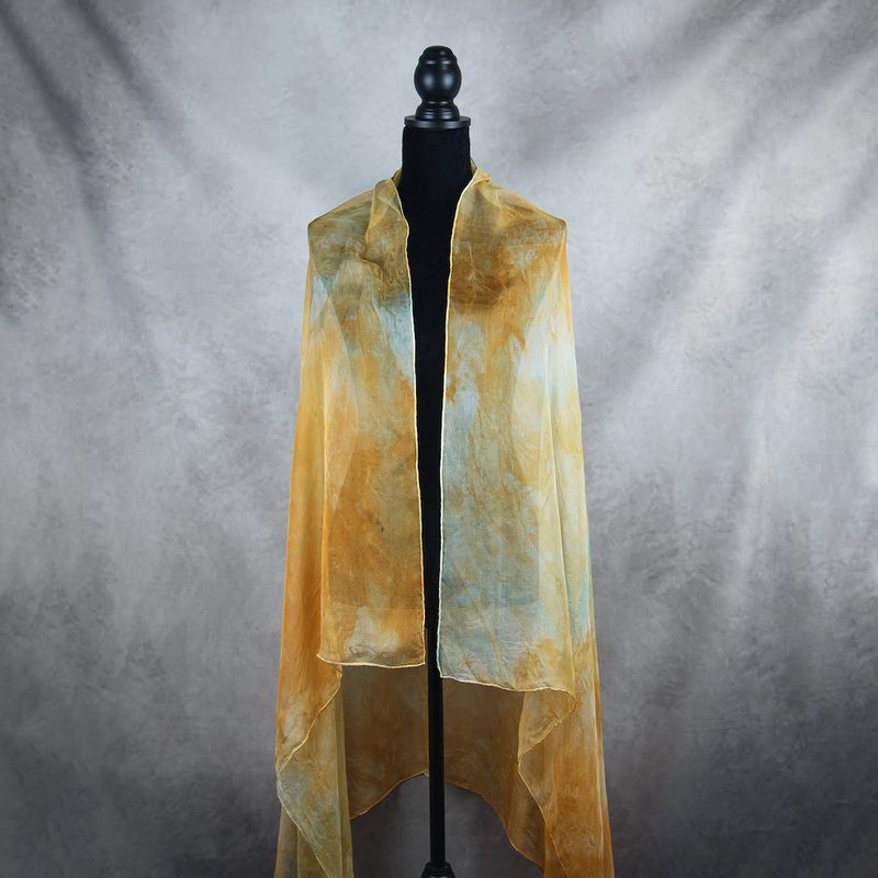Luxusný hodvábny šál LIMITED_058 zo 100 % prírodného hodvábu, 180 x 110cm