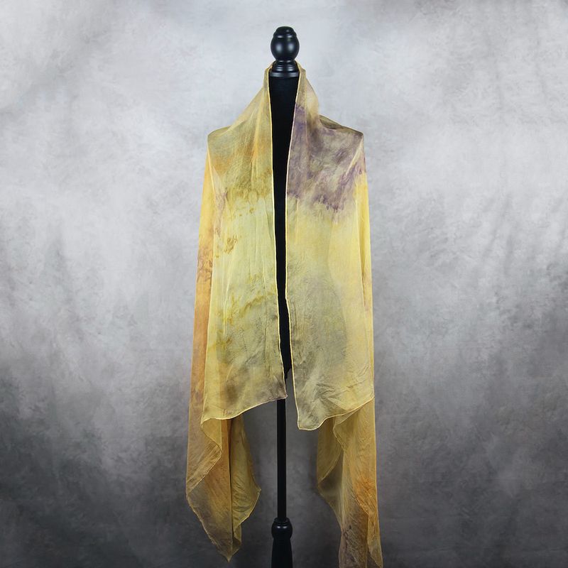 Luxusný hodvábny šál LIMITED_071, 180×110 cm, Made in Slovakia