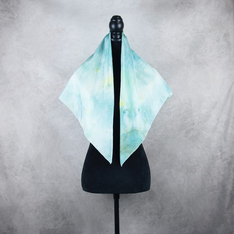 Hodvábna šatka VZOR_69, 80×90cm, Made in Slovakia