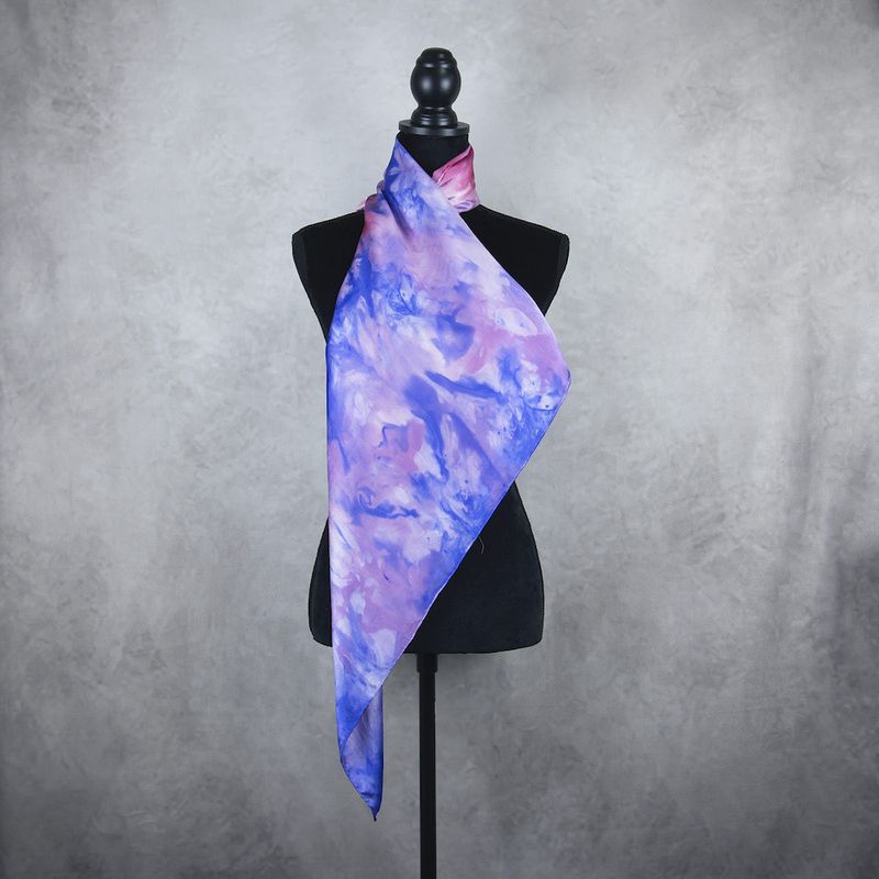 Luxusná hodvábna šatka LIMITED_354 – 100 % prírodný hodváb, 90 × 90 cm