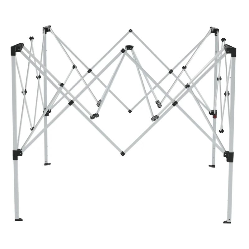 Nožnicový skladací záhradný pavilón-altánok, zelený, 2x2 m, TYP 1