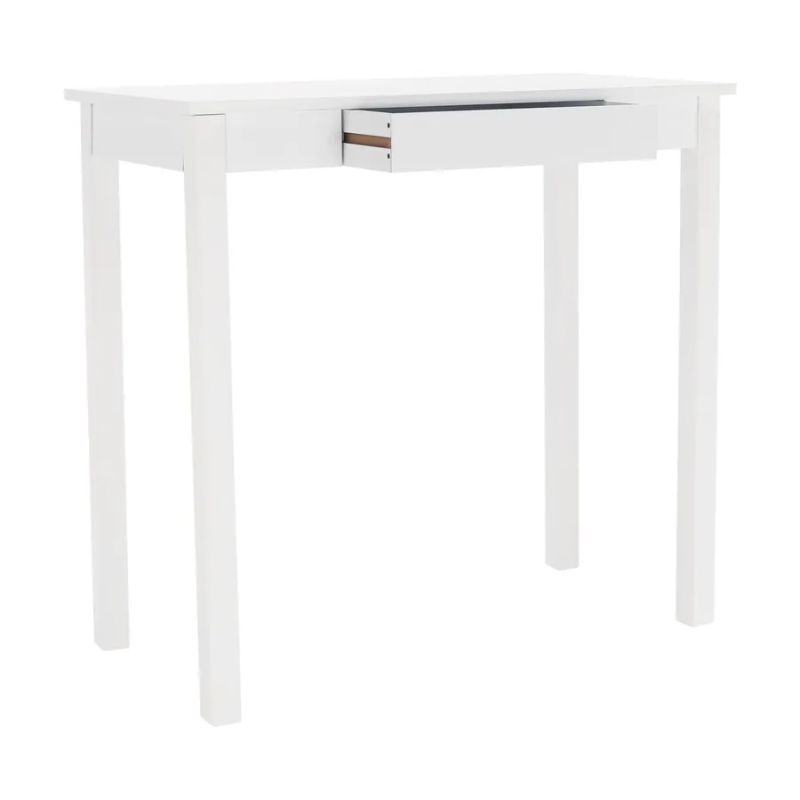 Konzolový stolík z MDF biely
