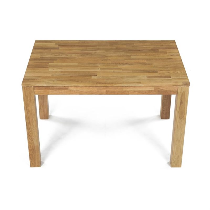 Jedálenský drevený stôl 120x80, masív dub biely, povrchová úprava olejom