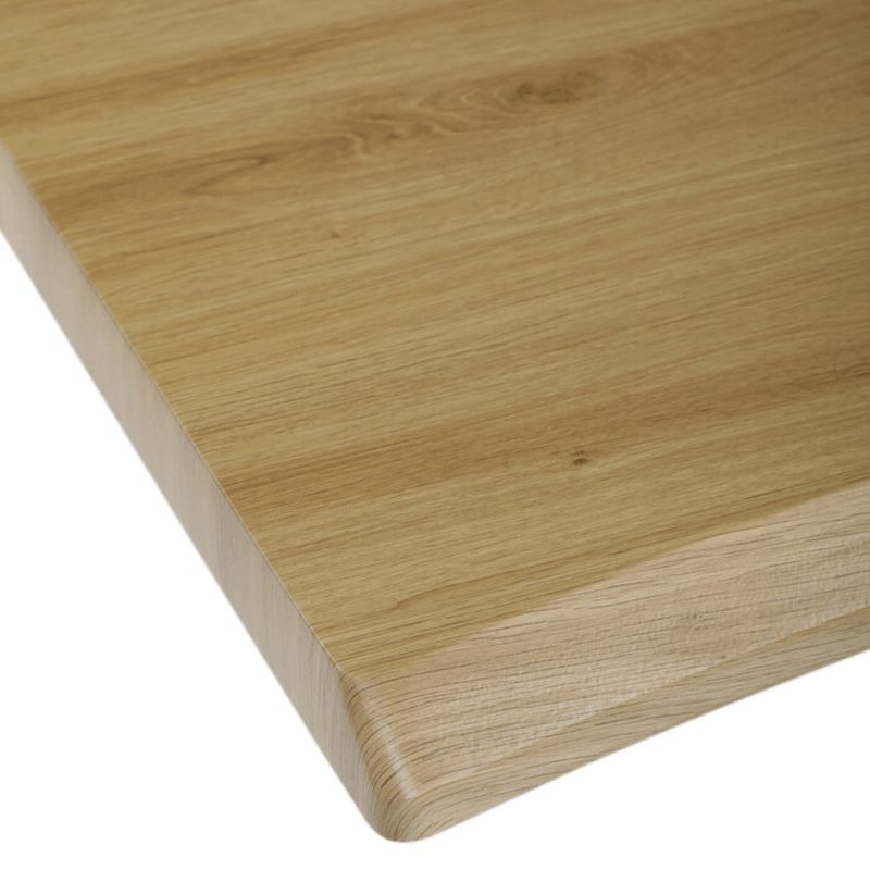 Jedálenský stôl 180x90, MDF divoký dub, nohy kov čierny v tvare X