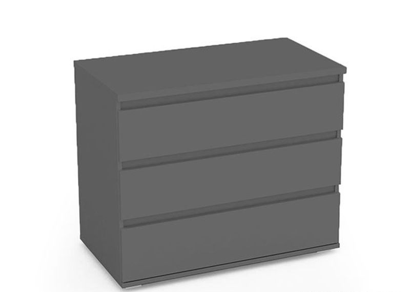 Komoda 3x zásuvka - viac farebných prevedení