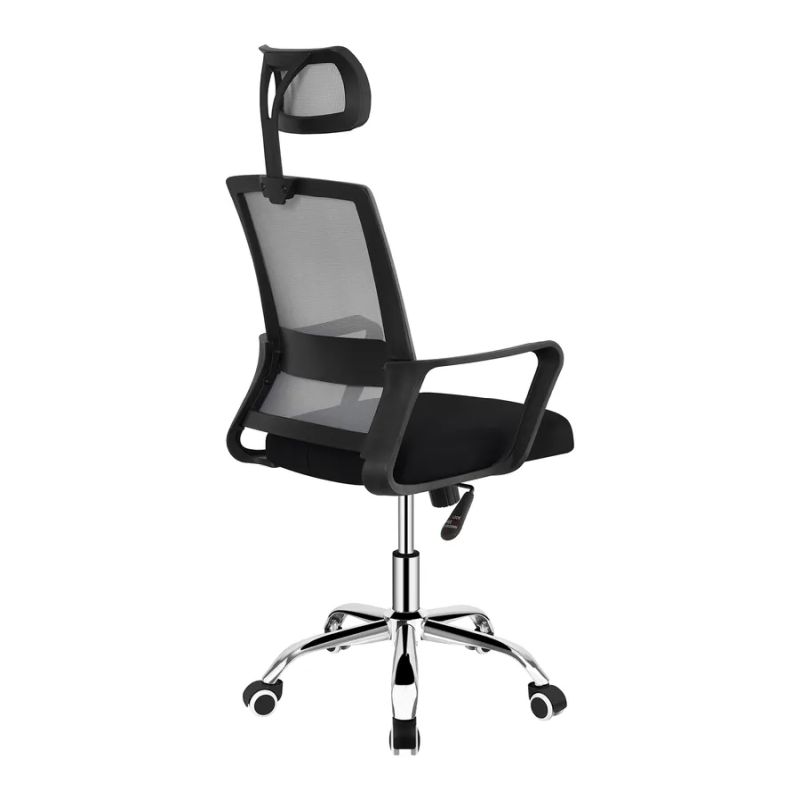 Kancelárske kreslo s ergonomickým tvarom, svetlosivá-čierna