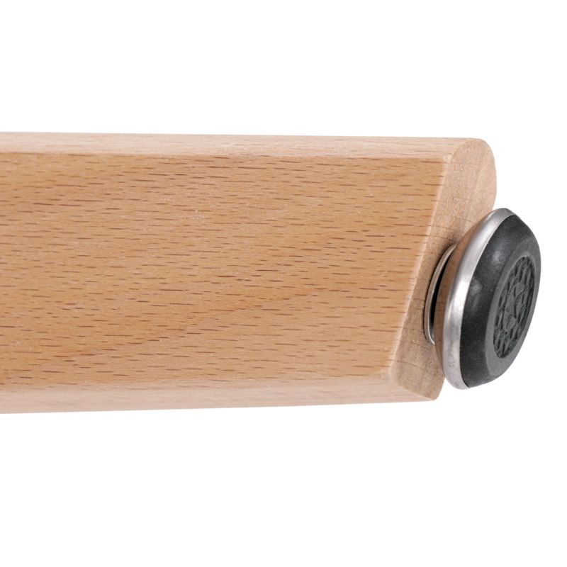 Jedálenský stôl obdĺžnikový s bielou MDF doskou 120x80