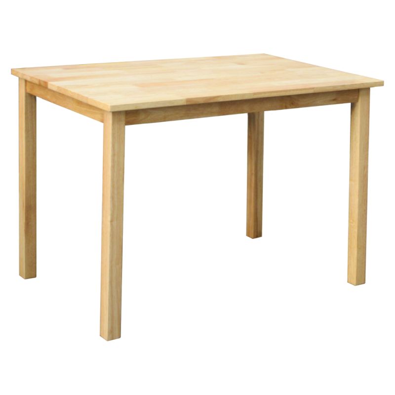 Moderný jedálenský set 1+4, masívne drevo, prírodná